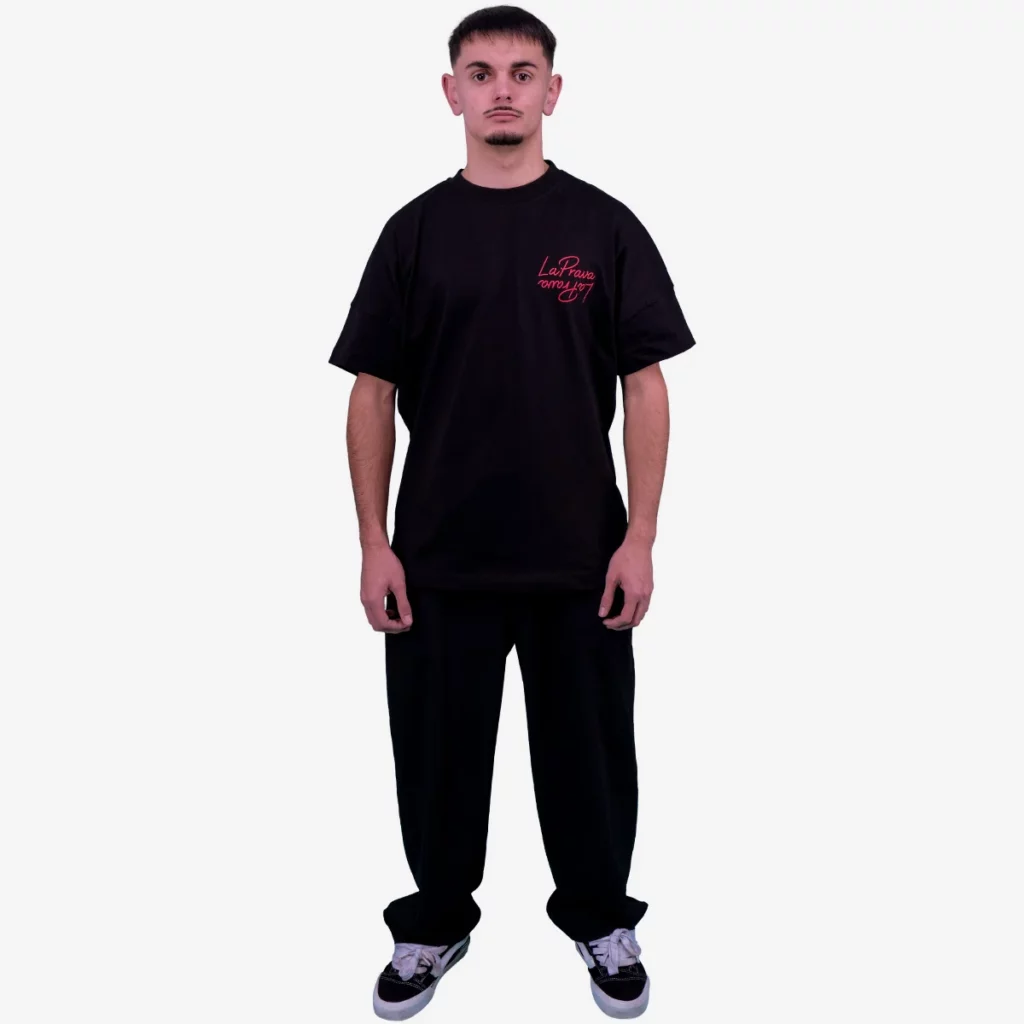 Photo T-Shirt La Prava Script Noir