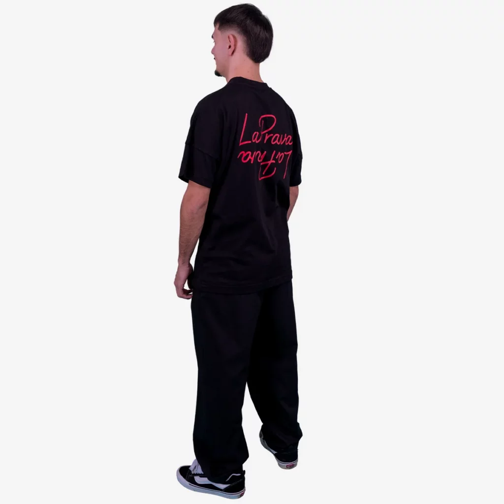 Photo T-Shirt La Prava Script Noir