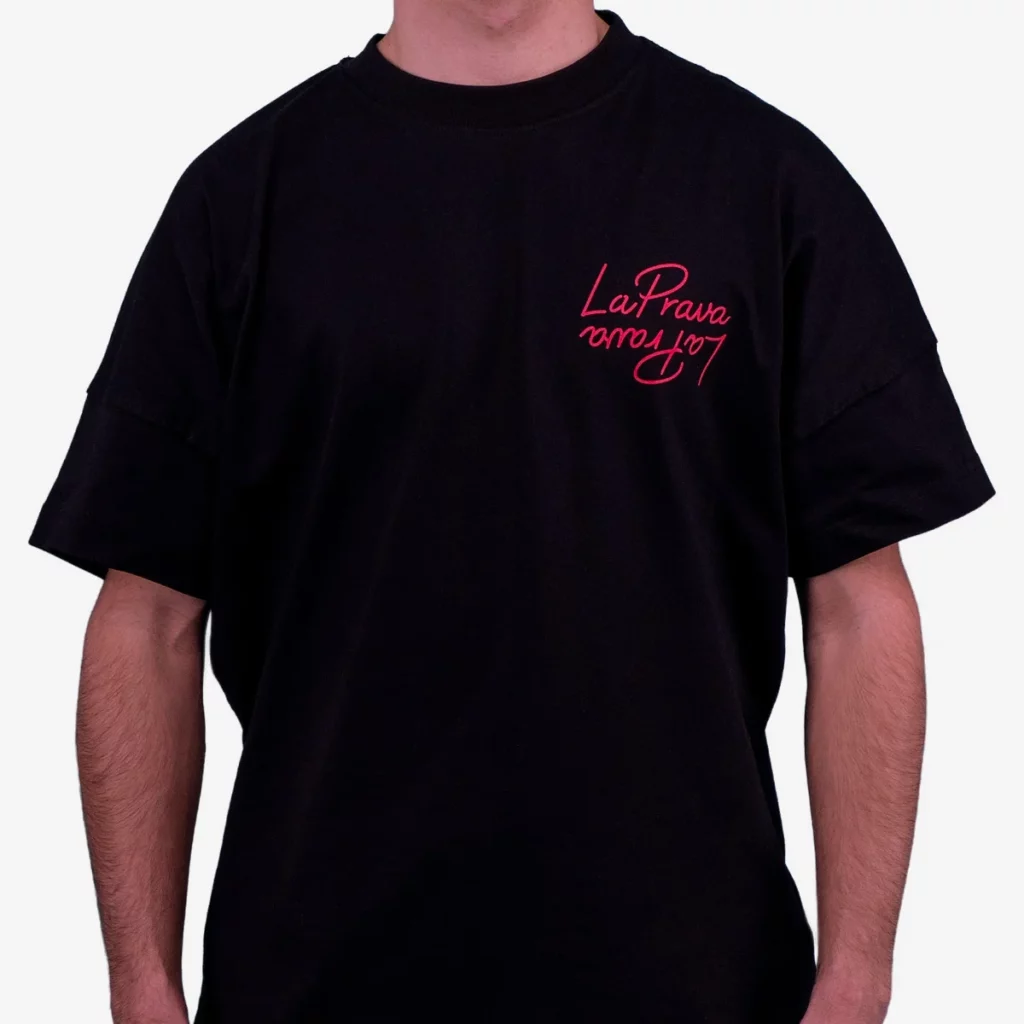 Photo T-Shirt La Prava Script Noir